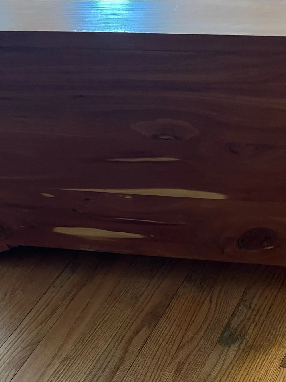Amish Made Solid Cedar Chest - Natural Brown
